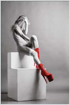Poster Red boots story