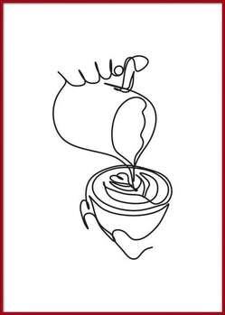 Poster Espresso side