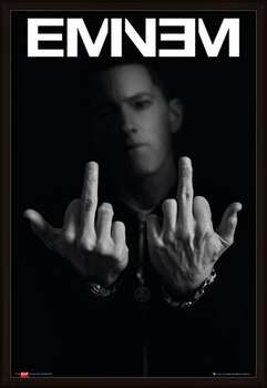 Poster incorniciato Eminem - Fingers
