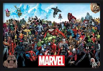 Poster incorniciato Marvel - Universe