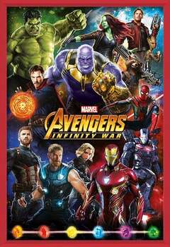 Poster incorniciato Avengers: Infinity War – Characters