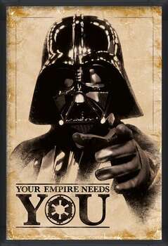 Poster incorniciato Star Wars - Your Empire Needs You