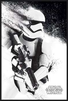 Poster incorniciato Star Wars Episode VII: The Force Awakens - Stormtrooper Paint