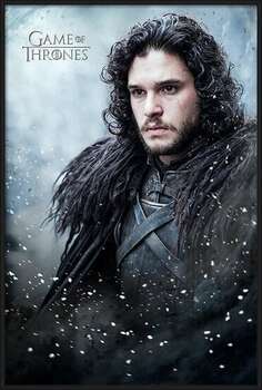 Poster incorniciato Game of Thrones - Jon Snow