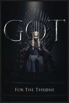 Poster incorniciato Game Of Thrones - Daenerys For The Throne
