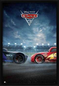 Poster incorniciato Cars 3 - Duel