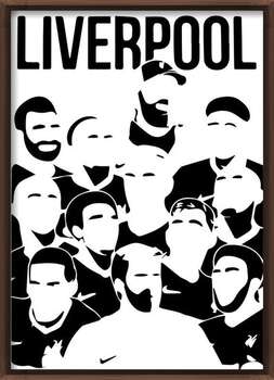 Poster Liverpool Superstars